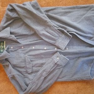 Large mens field and stream button down